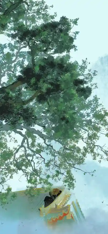 4k云雾壁纸 - 写意 - 古松 - 古风「哲风壁纸」