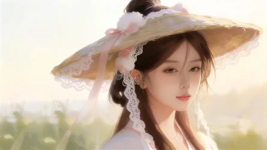 2k古装壁纸-古风 - 少女-户外「哲风壁纸」