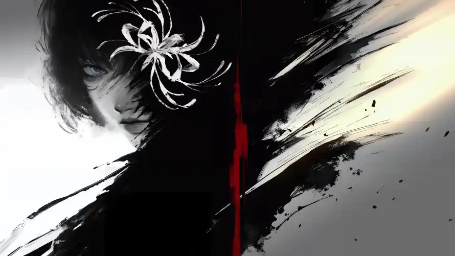 4k古风壁纸-国风 - 手绘-黑白「哲风壁纸」