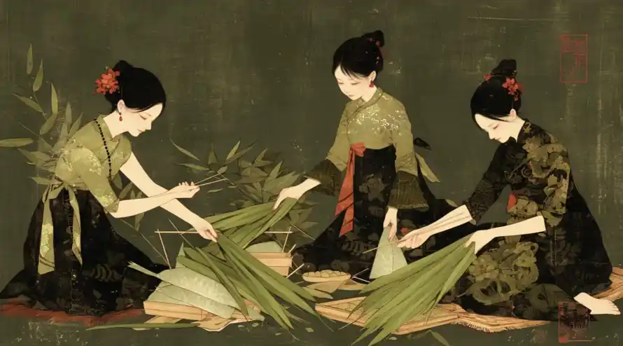 5k仕女壁纸-古风 - 国风-插画「哲风壁纸」