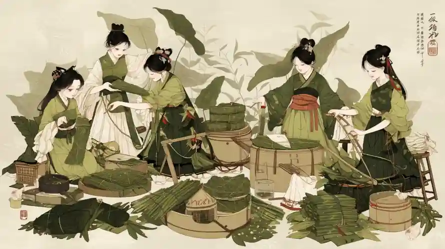 5k仕女壁纸-古风 - 民俗-汉服「哲风壁纸」