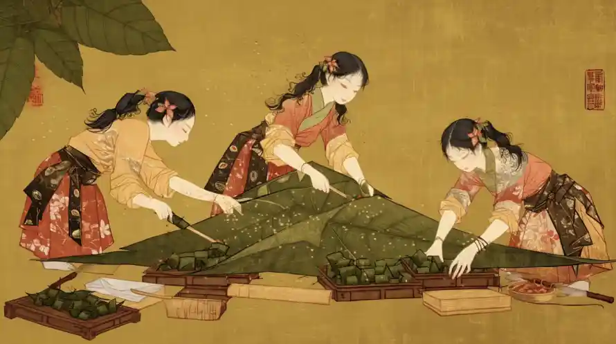 5k劳作壁纸-古风 - 国风-插画「哲风壁纸」