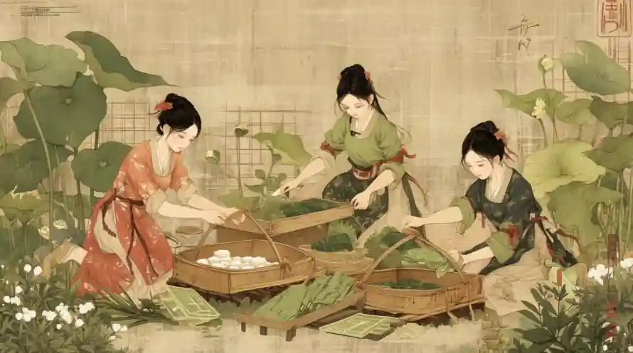 5k仕女壁纸-古风 - 国风-插画「哲风壁纸」