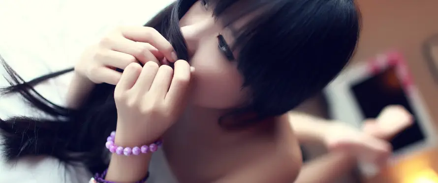 3k57壁纸-侧脸 - 化妆-少女「哲风壁纸」