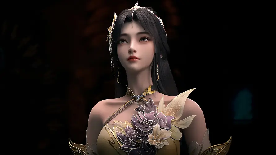6k3D壁纸-仙子 - 古风-御姐「哲风壁纸」