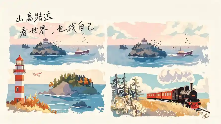 3k图片壁纸-好看 - 小岛-手绘「哲风壁纸」