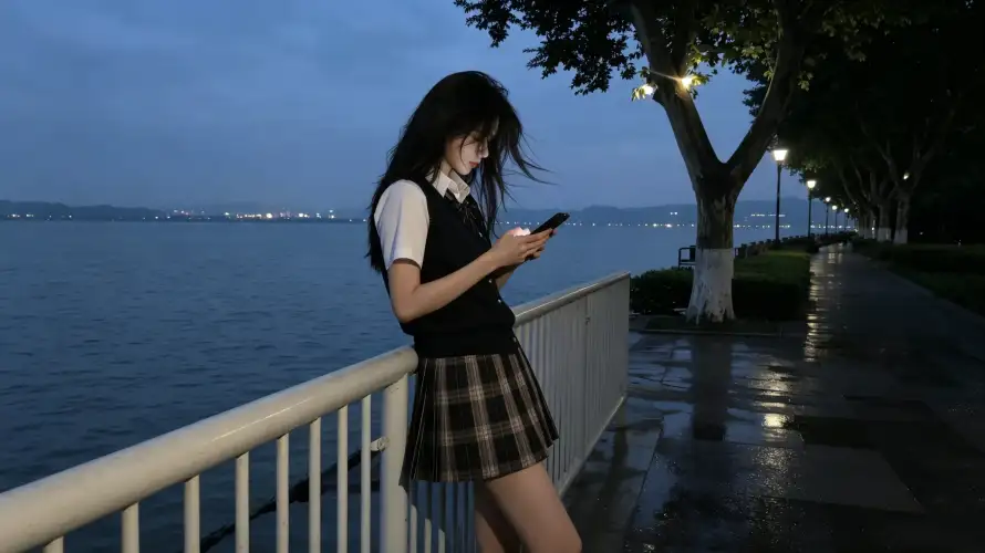 3k傍晚壁纸-图片 - 好看-少女「哲风壁纸」