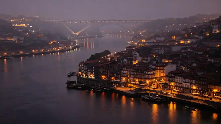 3k倒影壁纸-图片 - 城镇-夜景「哲风壁纸」