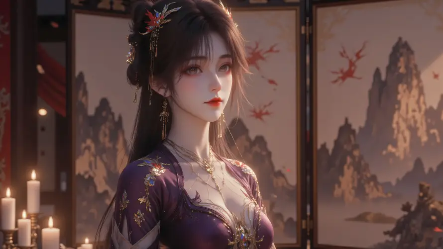 6k古装壁纸-古风 - 国风-少女「哲风壁纸」