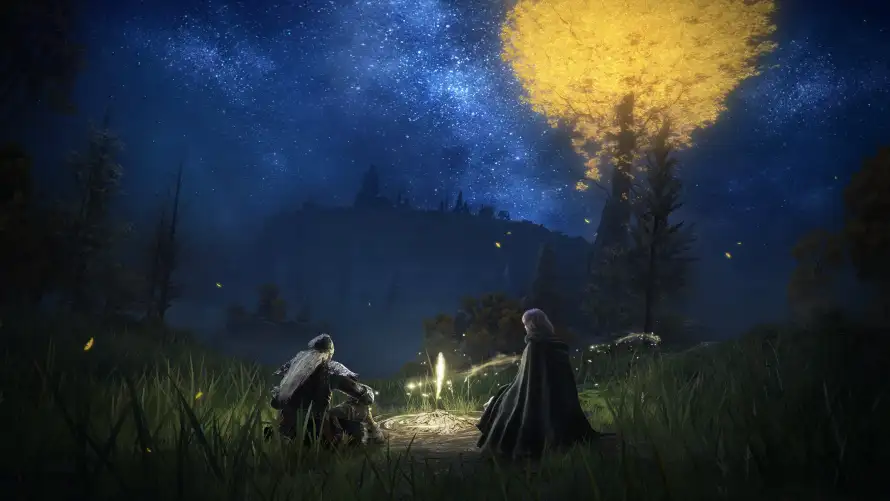 4k夜晚壁纸-旷野 - 星空-游戏「哲风壁纸」