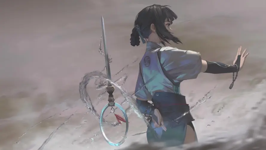 4k云雾壁纸-剑 - 古风-国风「哲风壁纸」