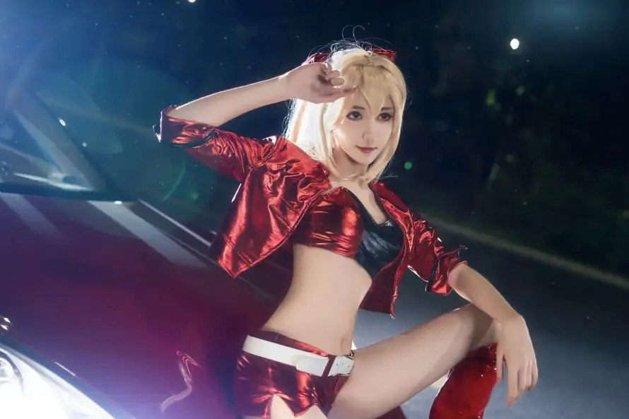 3k金发壁纸-二次元 - 露脐装-Fate「哲风壁纸」