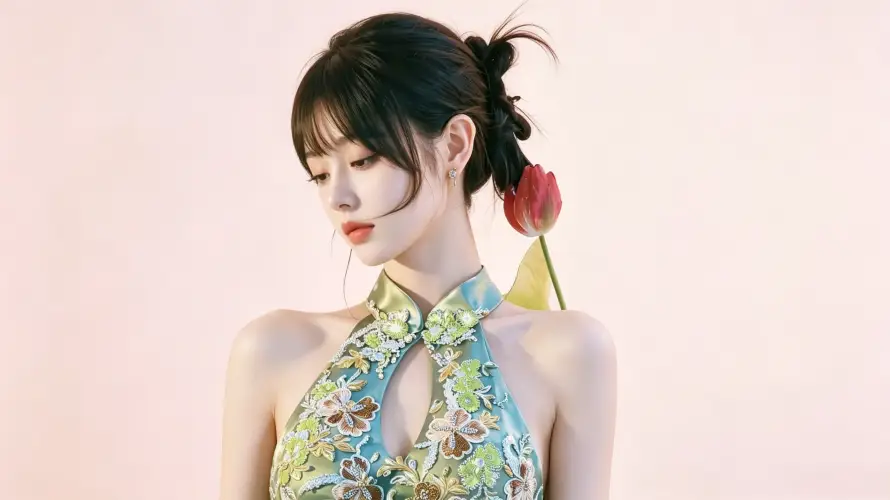 3k国风壁纸-图片 - 好看-少女「哲风壁纸」