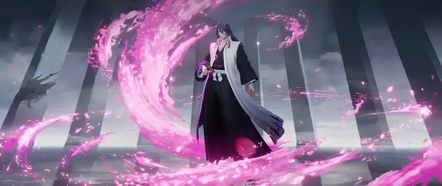 2k樱花壁纸-死神 - 长发-千本樱「哲风壁纸」