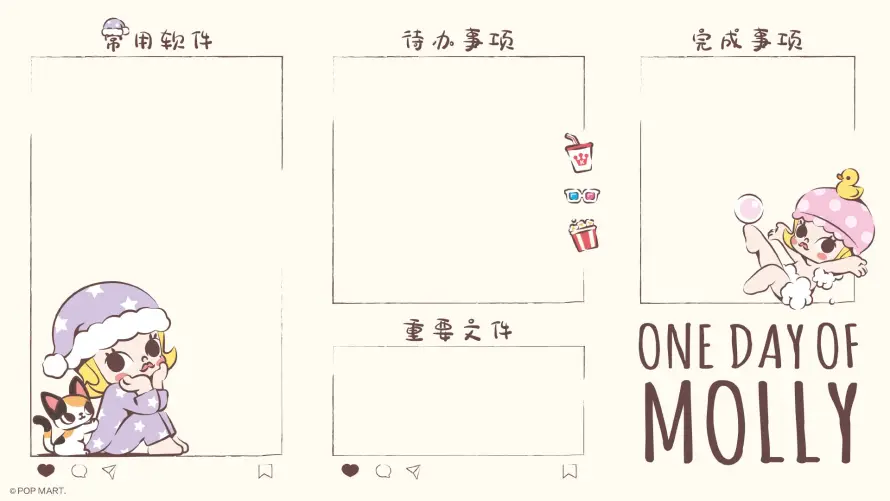 2kQ版壁纸-卡通 - 手账-潮玩「哲风壁纸」