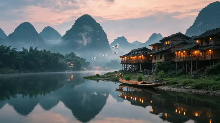 3k倒影壁纸-图片 - 好看-小船「哲风壁纸」