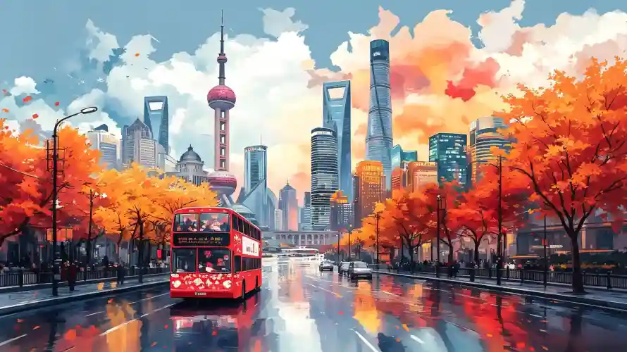 3k上海壁纸-图片 - 好看-插画「哲风壁纸」
