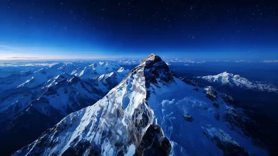 3k冰雪壁纸-图片 - 夜空-好看「哲风壁纸」