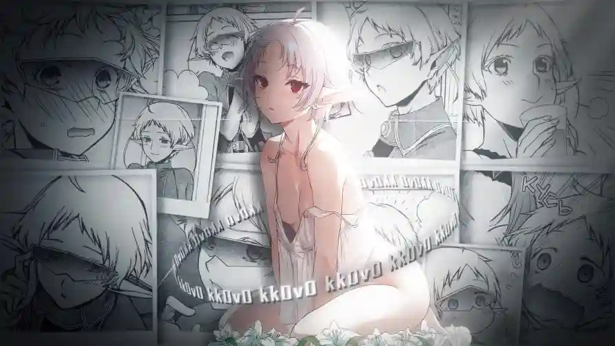3k少女壁纸-白发 - 短发-红瞳「哲风壁纸」