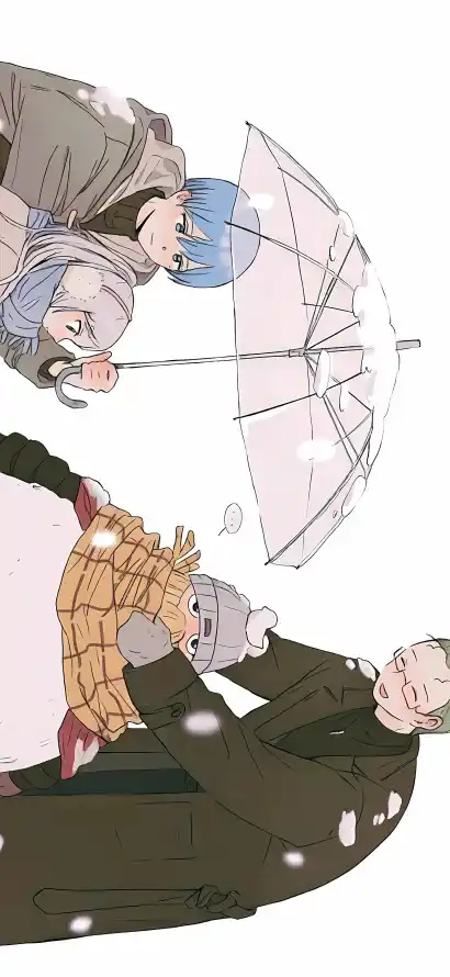 4k冬日壁纸 - 冬装 - 多人 - 白发「哲风壁纸」