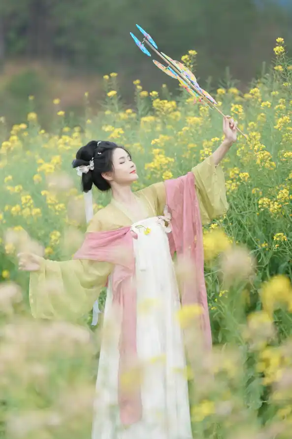4k发髻壁纸 - 古风 - 国风 - 少女「哲风壁纸」