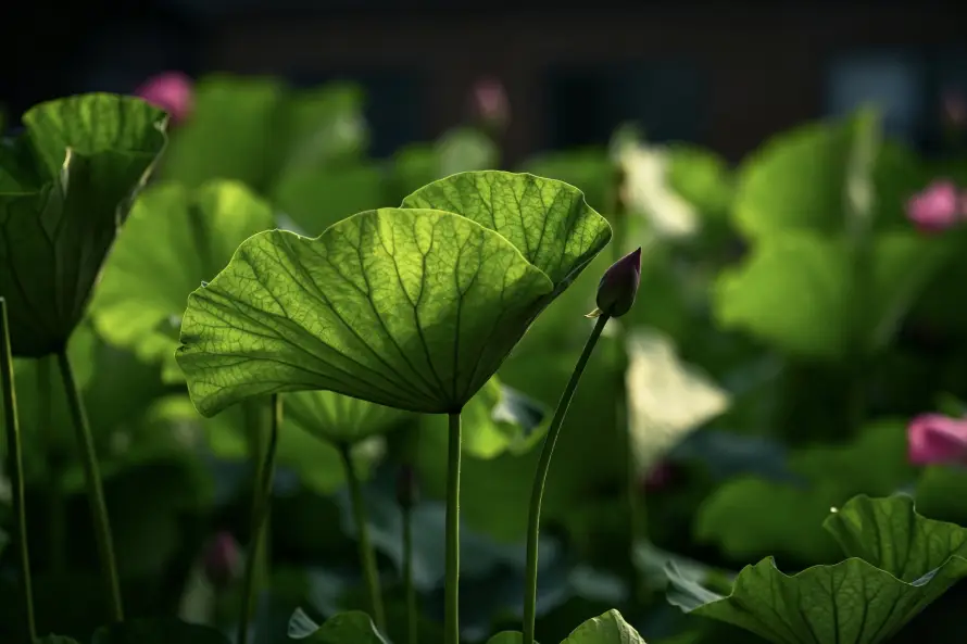 3k夏日壁纸-植物 - 池塘-绿色「哲风壁纸」