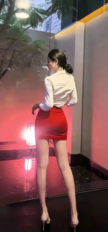 4k室内壁纸 - 美女 - 背影 - 马尾「哲风壁纸」