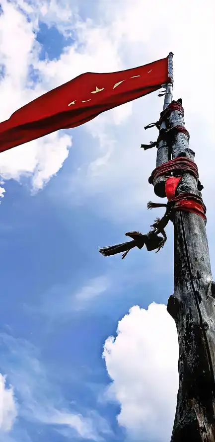 4k国旗壁纸 - 旗帜 - 旗杆 - 爱国「哲风壁纸」