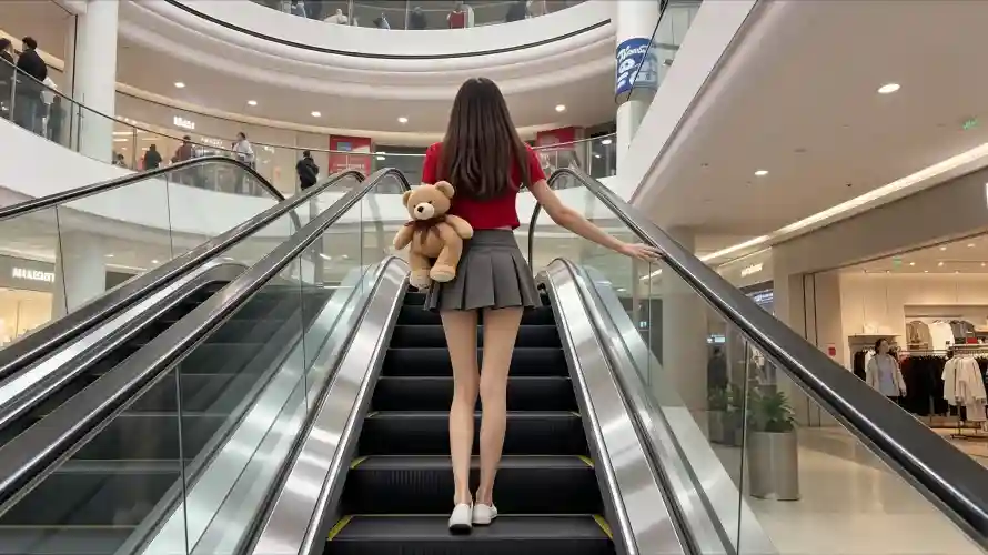 3k商场壁纸-图片 - 好看-少女「哲风壁纸」