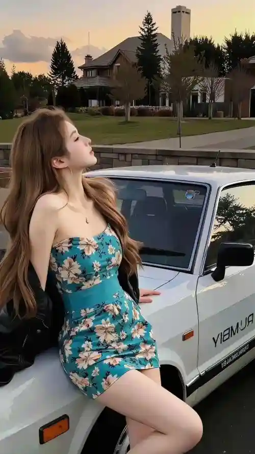 4k别墅壁纸 - 户外 - 汽车 - 穿搭「哲风壁纸」