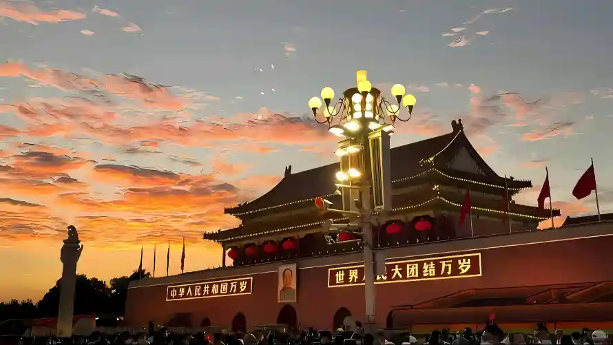 4k北京壁纸 - 华灯 - 地标 - 晚霞「哲风壁纸」