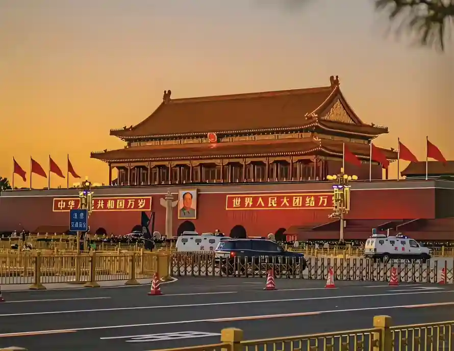 5k北京壁纸-地标 - 爱国-红旗「哲风壁纸」