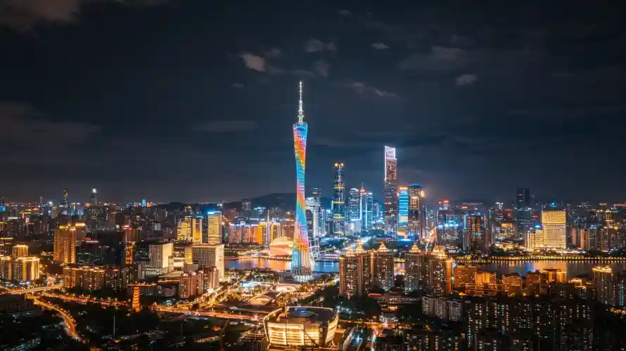 3k俯瞰壁纸-图片 - 城市-夜景「哲风壁纸」