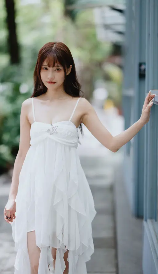 4k夏日壁纸 - 少女 - 户外 - 清纯「哲风壁纸」