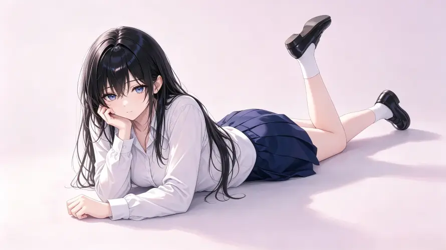 3k图片壁纸-好看 - 少女-白袜「哲风壁纸」
