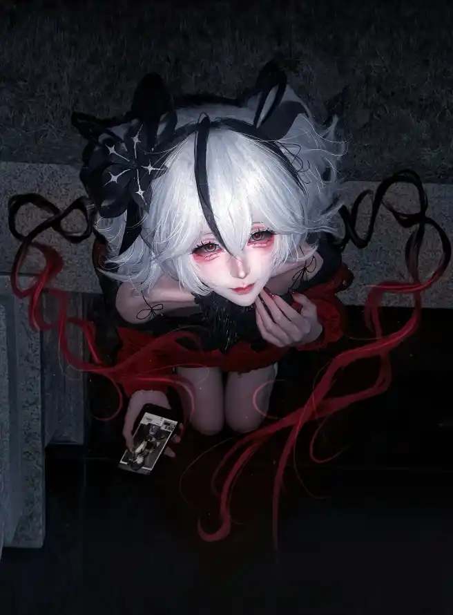 4k动漫壁纸 - 卡牌 - 头饰 - 少女「哲风壁纸」