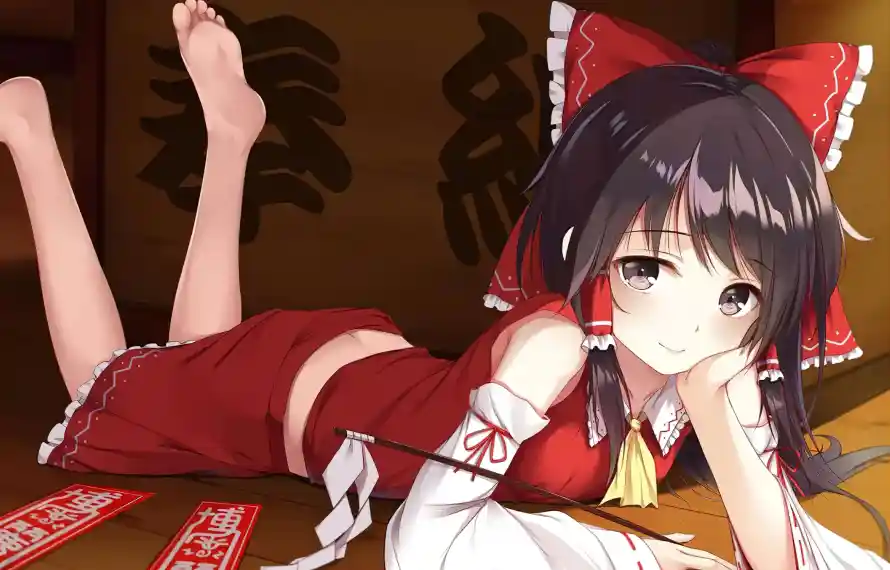 6k动漫壁纸-少女 - 巫女-日系「哲风壁纸」