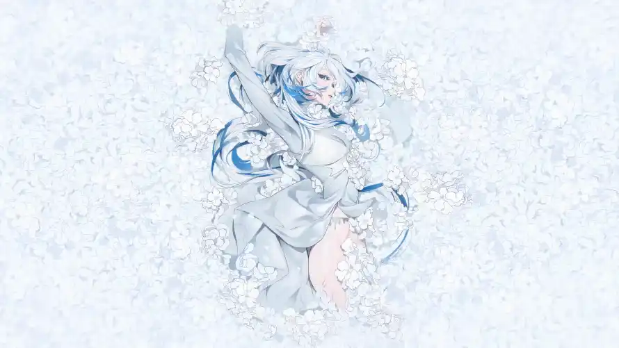 4k插画壁纸-眠 - 治愈-清新「哲风壁纸」