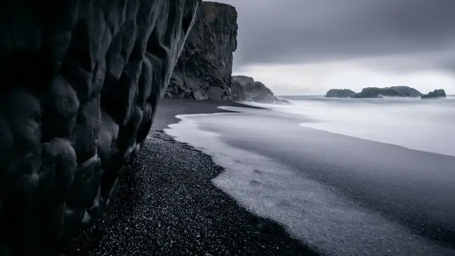 4k冰岛壁纸-大海 - 海岸-海景「哲风壁纸」