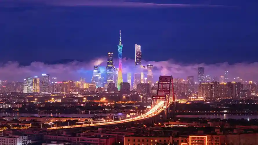 3k图片壁纸-城市 - 夜景-大桥「哲风壁纸」