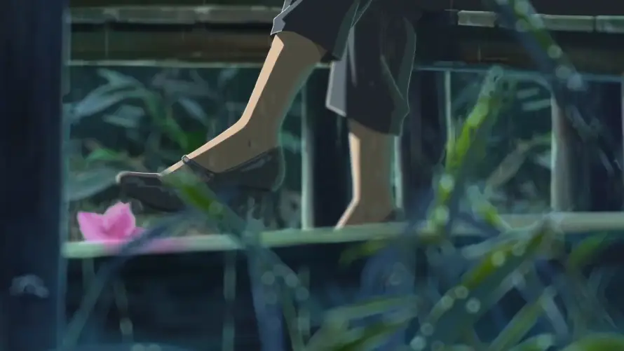 2k下雨壁纸-脚 - 动漫-栏杆「哲风壁纸」