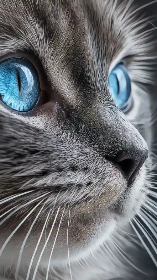 4k宠物壁纸 - 特写 - 猫咪 - 胡须「哲风壁纸」