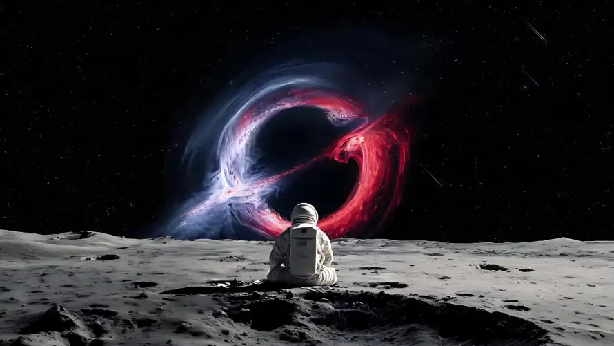4k太空壁纸-宇宙 - 星云-月球「哲风壁纸」