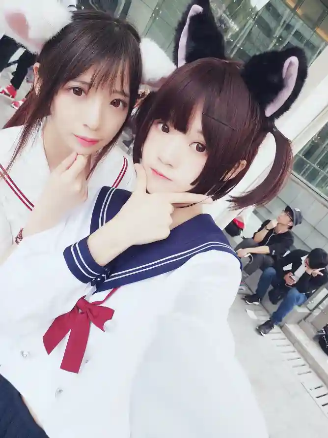 4k室外壁纸 - 少女 - 日系 - 猫耳「哲风壁纸」