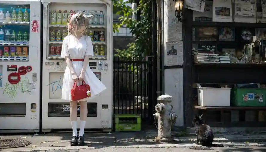 2k夏日壁纸-暖调 - 树荫-街道「哲风壁纸」