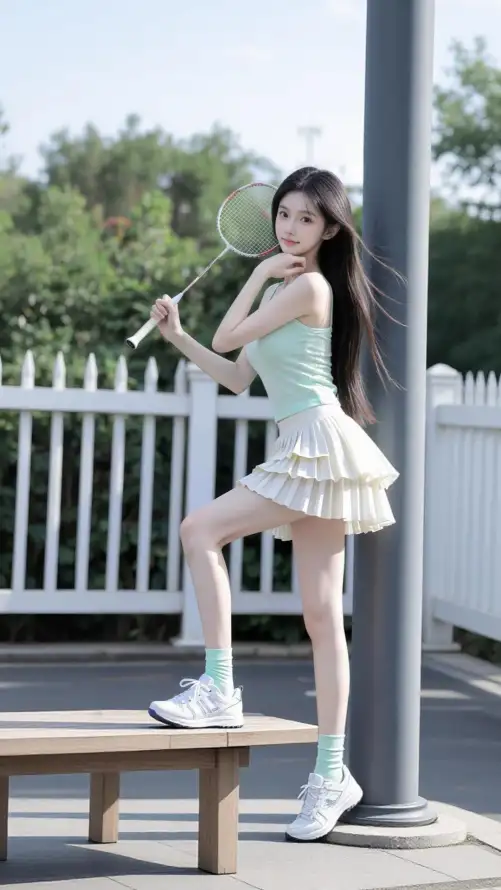 4k围栏壁纸 - 好看 - 少女 - 户外「哲风壁纸」