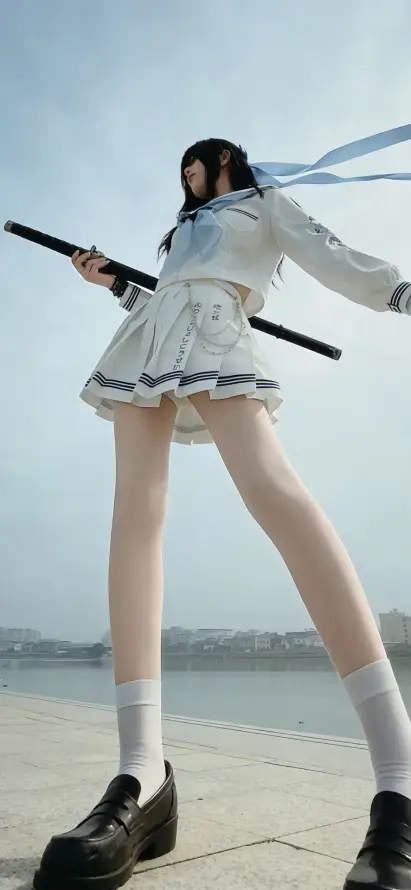 4kjk壁纸 - 天空 - 少女 - 户外「哲风壁纸」
