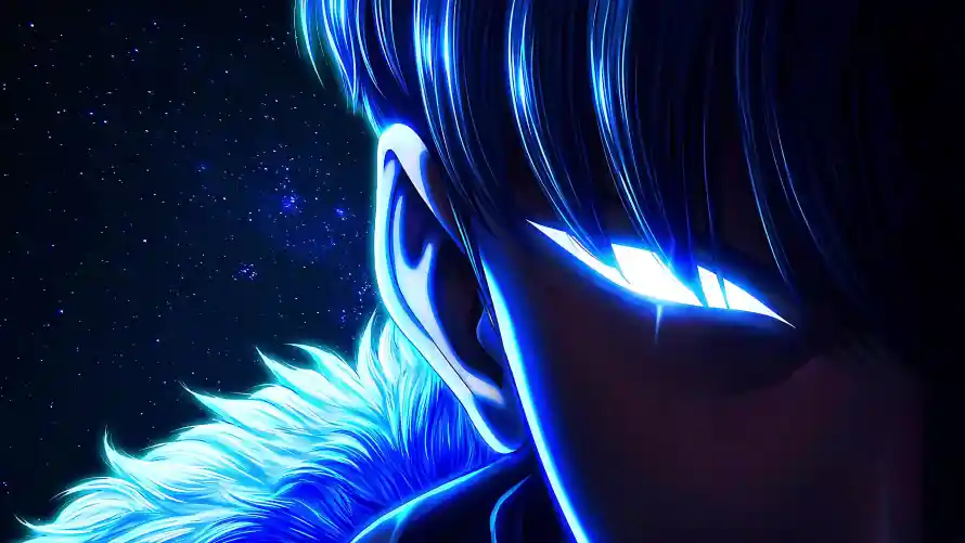 4k冷光壁纸-星空 - 毛领-二次元「哲风壁纸」