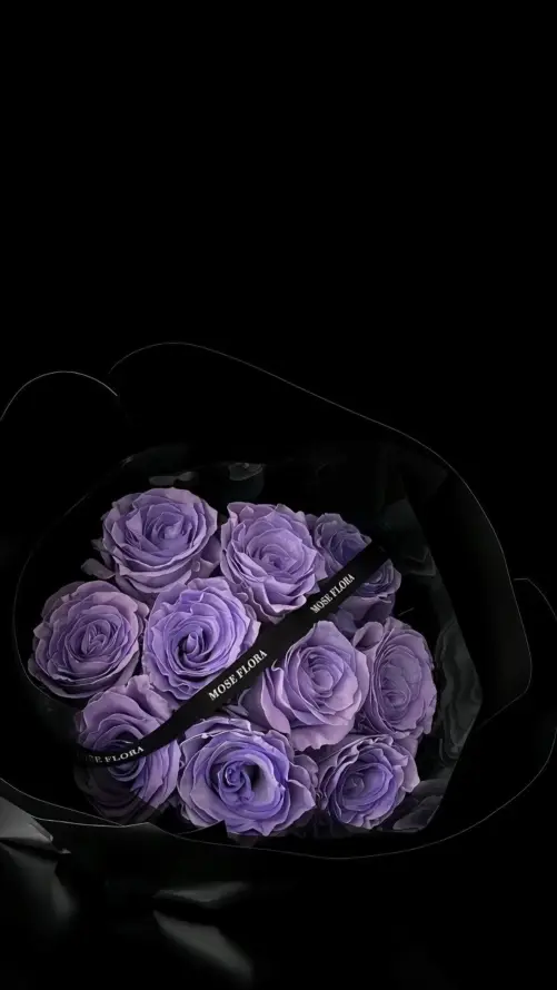 4k浪漫壁纸 - 礼物 - 紫色 - 花束「哲风壁纸」