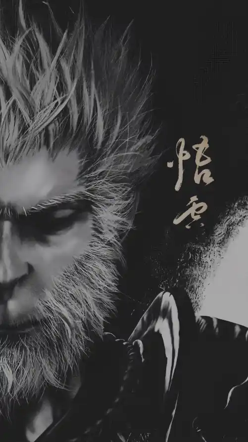 4k书法壁纸 - 国风 - 暗黑 - 水墨「哲风壁纸」